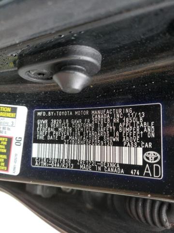 Photo 10 from auction – 2014 TOYOTA COROLLA L with VIN 2T1BURHE0EC059130