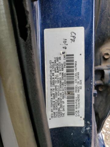 Photo 10 from auction – 2003 TOYOTA COROLLA CE with VIN JTDBR32E432001881