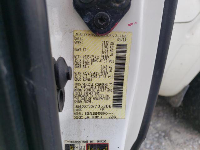 Photo 10 from auction – 2013 NISSAN FRONTIER S with VIN 1N6BD0CT3DN735306