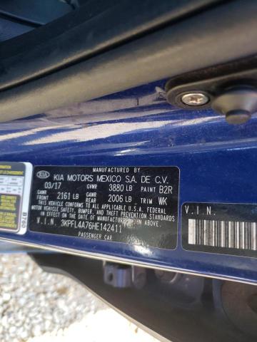 Photo 10 from auction – 2017 KIA FORTE LX with VIN 3KPFL4A76HE142411