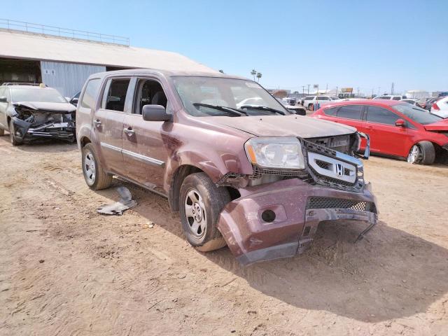HONDA PILOT LX 2011 with VIN 5FNYF3H25BB048980 - Photo from auction