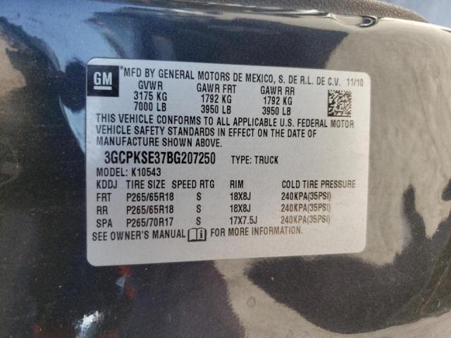 Photo 10 from auction – 2011 CHEVROLET SILVERADO with VIN 3GCPKSE37BG207250