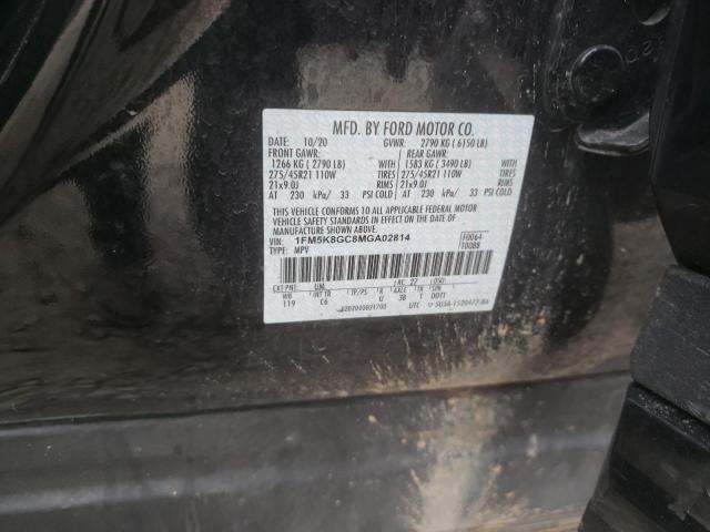 Photo 10 from auction – 2021 FORD EXPLORER S with VIN 1FM5K8GC8MGA02814
