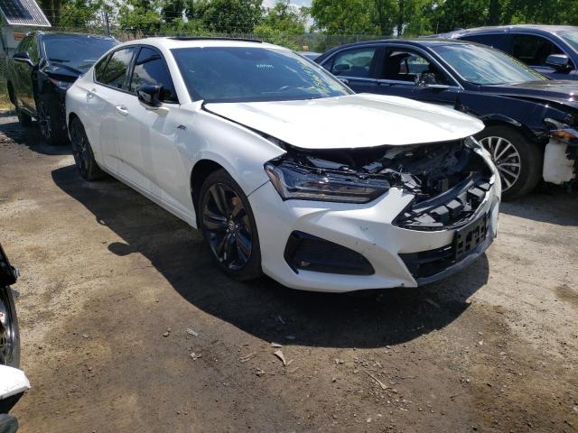 ACURA TLX TECH A 2021 with VIN 19UUB5F55MA010780 - Photo from auction