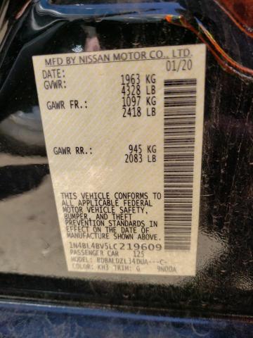 Photo 10 from auction – 2020 NISSAN ALTIMA S with VIN 1N4BL4BV5LC219609