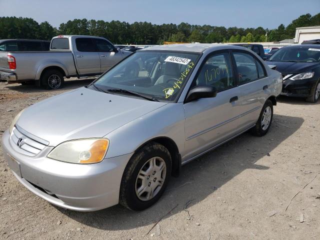 Photo 2 from auction – 2001 HONDA CIVIC LX with VIN 2HGES16571H585067