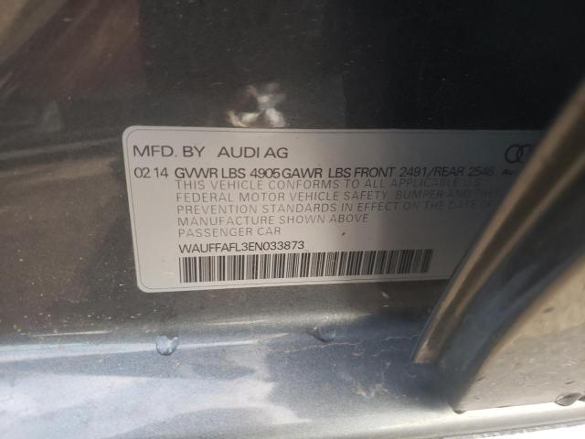 Photo 10 from auction – 2014 AUDI A4 PREMIUM with VIN WAUFFAFL3EN033873