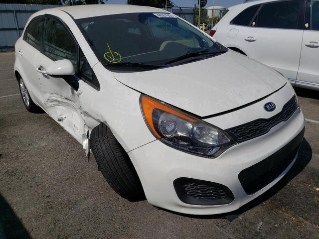 KIA RIO LX 2013 with VIN KNADM5A30D6307714 - Photo from auction