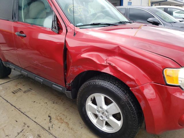 Photo 9 from auction – 2012 FORD ESCAPE XLT with VIN 1FMCU0DG0CKC66308