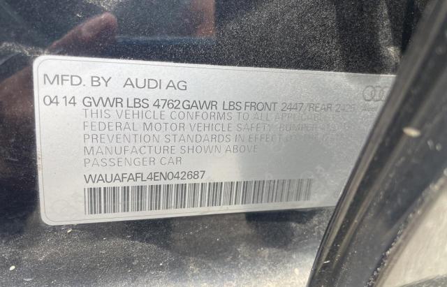 Photo 10 from auction – 2014 AUDI A4 PREMIUM with VIN WAUAFAFL4EN042687