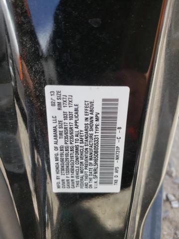 Photo 10 from auction – 2013 HONDA ODYSSEY EX with VIN 5FNRL5H65DB055331