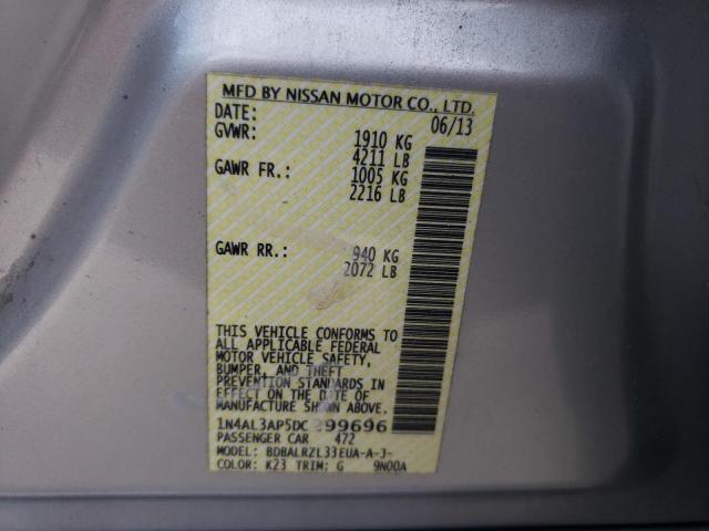 Photo 10 from auction – 2013 NISSAN ALTIMA 2.5 with VIN 1N4AL3AP5DC299696