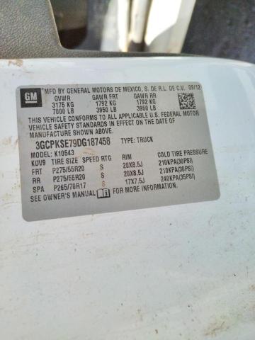 Photo 10 from auction – 2013 CHEVROLET SILVERADO with VIN 3GCPKSE79DG187458