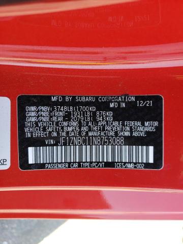 Photo 10 from auction – 2022 TOYOTA GR 86 with VIN JF1ZNBC11N8753088