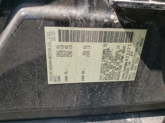 Photo 10 from auction – 2011 NISSAN ALTIMA BAS with VIN 1N4AL2AP6BN423275