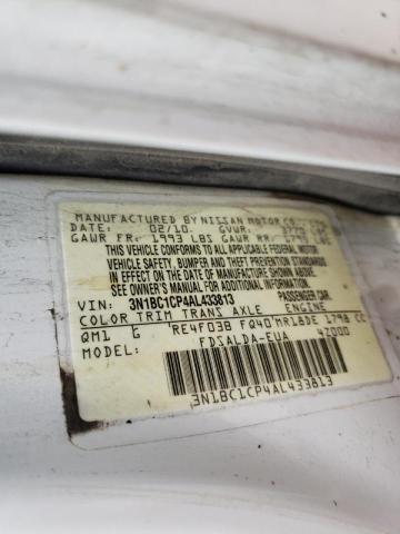 Photo 10 from auction – 2010 NISSAN VERSA S with VIN 3N1BC1CP4AL433813