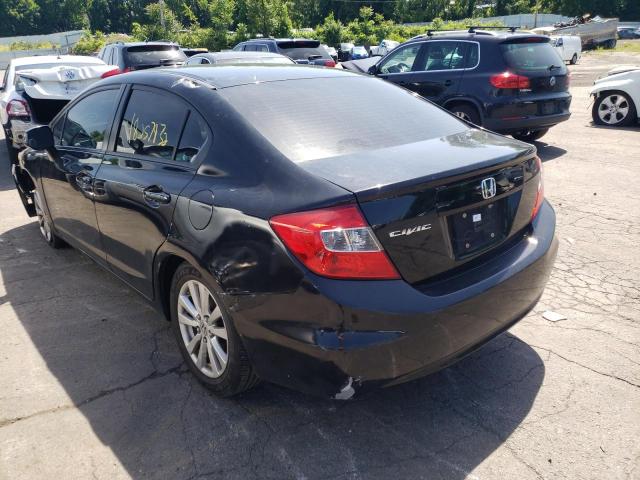 Photo 3 from auction – 2012 HONDA CIVIC with VIN 19XFB2F98CE307742