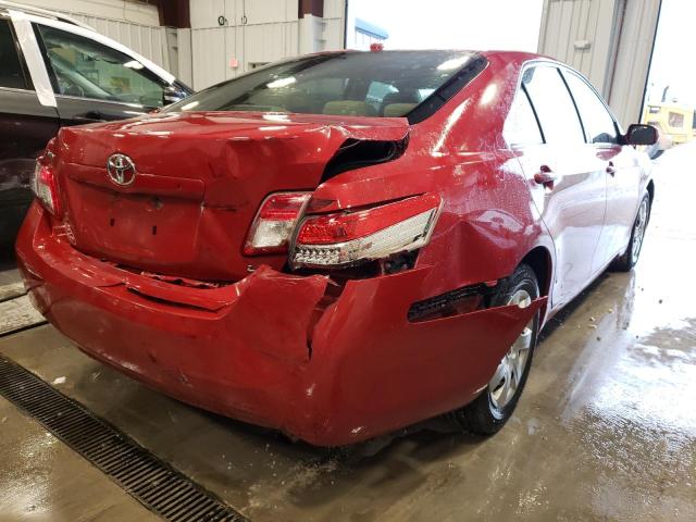 Photo 4 from auction – 2010 TOYOTA CAMRY BASE with VIN 4T4BF3EKXAR006953