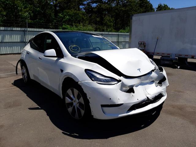 TESLA MODEL Y 2021 with VIN 5YJYGDEE6MF063086 - Photo from auction
