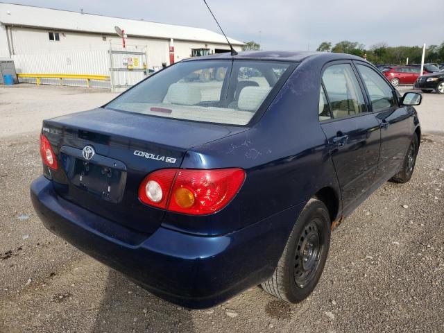 Photo 4 from auction – 2004 TOYOTA COROLLA CE with VIN 1NXBR32E54Z260719
