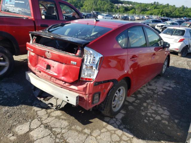 Photo 4 from auction – 2010 TOYOTA PRIUS with VIN JTDKN3DU9A0047991