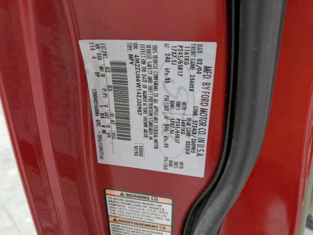 Photo 10 from auction – 2004 MERCURY MOUNTAINEE with VIN 4M2ZU66W14ZJ30987
