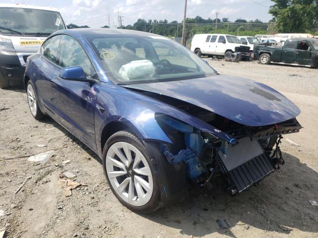 TESLA MODEL 3 2022 with VIN 5YJ3E1EB0NF106844 - Photo from auction