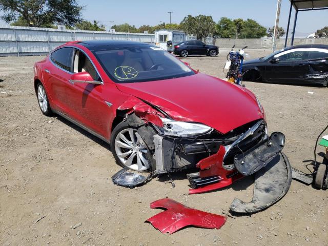 TESLA MODEL S 2015 with VIN 5YJSA1E16FF117931 - Photo from auction