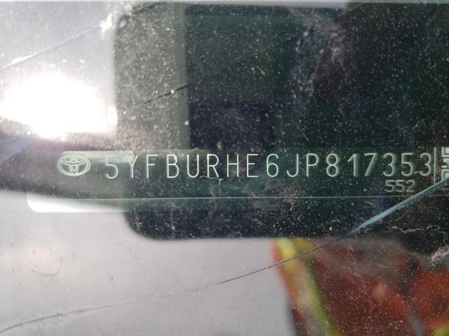 Photo 10 from auction – 2018 TOYOTA COROLLA L with VIN 5YFBURHE6JP817353