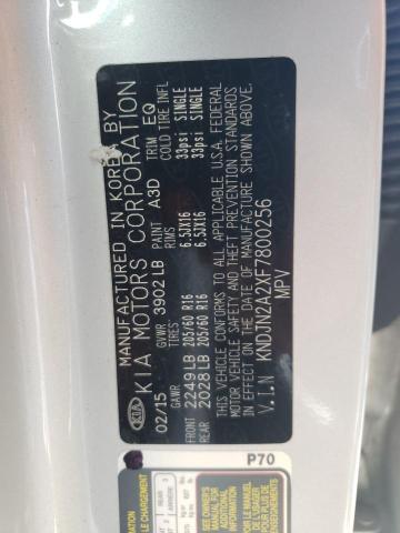Photo 10 from auction – 2015 KIA SOUL with VIN KNDJN2A2XF7800256