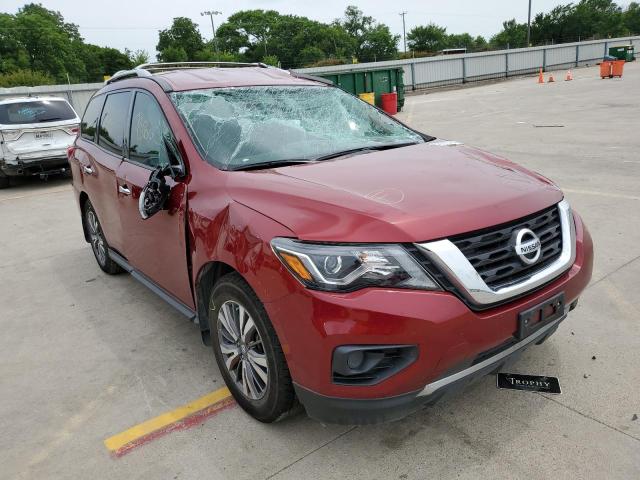 NISSAN PATHFINDER 2018 with VIN 5N1DR2MNXJC652676 - Photo from auction