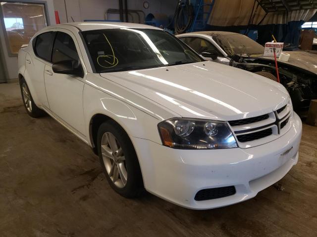 DODGE AVENGER SE 2014 with VIN 1C3CDZAG8EN173992 - Photo from auction