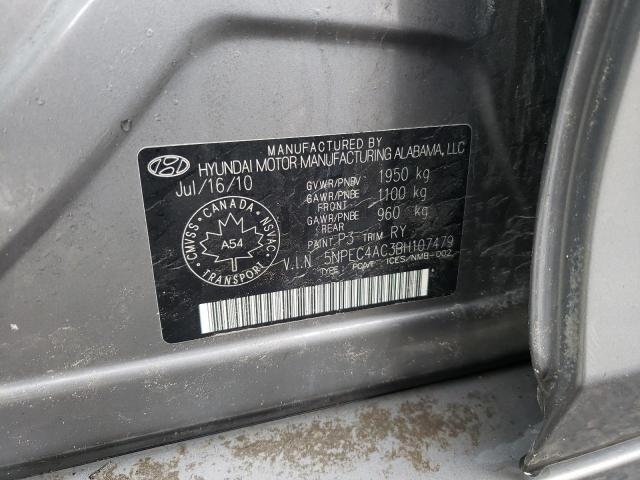 Photo 10 from auction – 2011 HYUNDAI SONATA SE with VIN 5NPEC4AC3BH107479