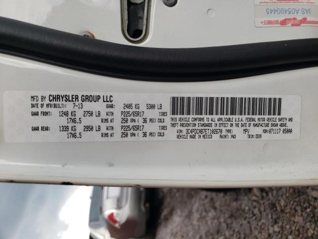 Photo 10 from auction – 2014 DODGE JOURNEY SE with VIN 3C4PDCAB7ET102670