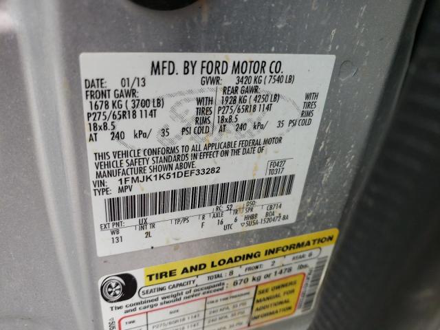 Photo 10 from auction – 2013 FORD EXPEDITION with VIN 1FMJK1K51DEF33282