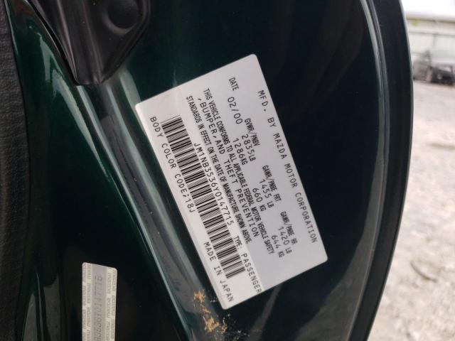 Photo 10 from auction – 2000 MAZDA MX-5 MIATA with VIN JM1NB3536Y0147715