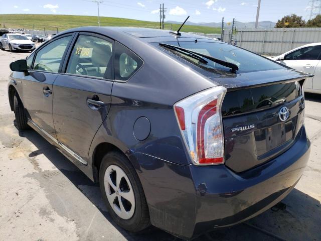 Photo 3 from auction – 2012 TOYOTA PRIUS with VIN JTDKN3DU7C1595260
