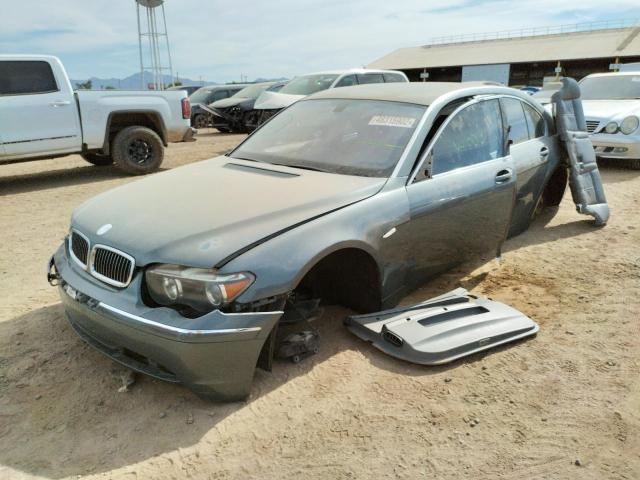Photo 2 from auction – 2003 BMW 745 with VIN WBAGN63483DR11110