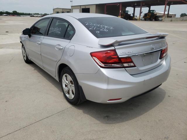 Photo 3 from auction – 2014 HONDA CIVIC LX with VIN 19XFB2F50EE067151