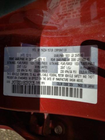 Photo 10 from auction – 2011 MAZDA CX-9 with VIN JM3TB2DVXB0312135