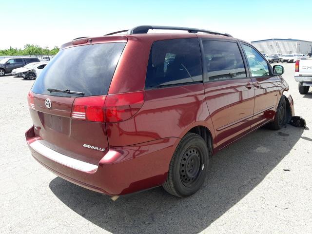 Photo 4 from auction – 2005 TOYOTA SIENNA CE with VIN 5TDZA23C15S367029