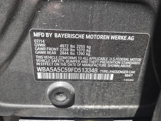 Photo 10 from auction – 2015 BMW 528 I with VIN WBA5A5C59FD513348