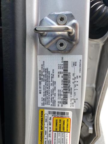Photo 10 from auction – 2019 FORD FUSION S with VIN 3FA6P0G72KR132310