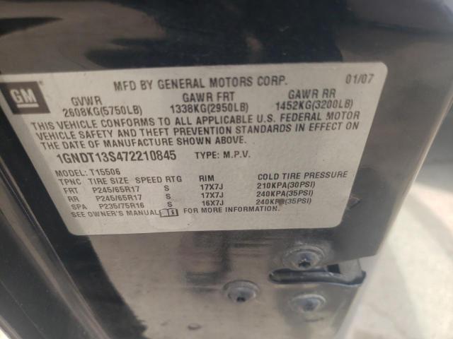 Photo 10 from auction – 2007 CHEVROLET TRAILBLAZE with VIN 1GNDT13S472210845