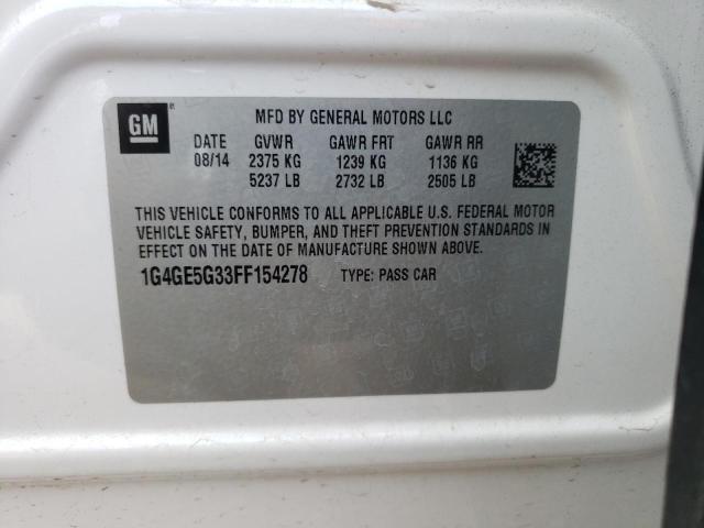 Photo 10 from auction – 2015 BUICK LACROSSE P with VIN 1G4GE5G33FF154278