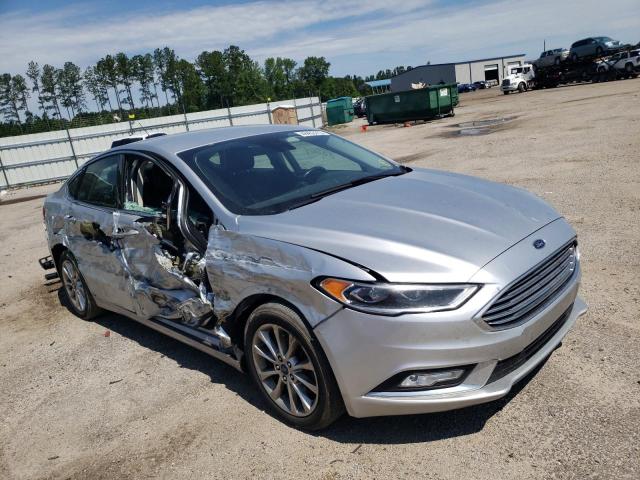 FORD FUSION SE 2017 with VIN 3FA6P0PU7HR209512 - Photo from auction