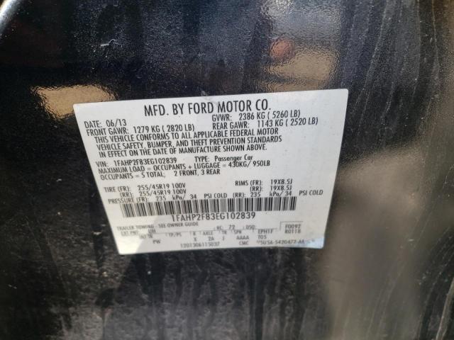 Photo 10 from auction – 2014 FORD TAURUS LIM with VIN 1FAHP2F83EG102839