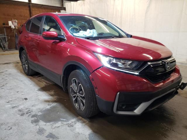 HONDA CR-V EX 2021 with VIN 5J6RW2H5XML004296 - Photo from auction