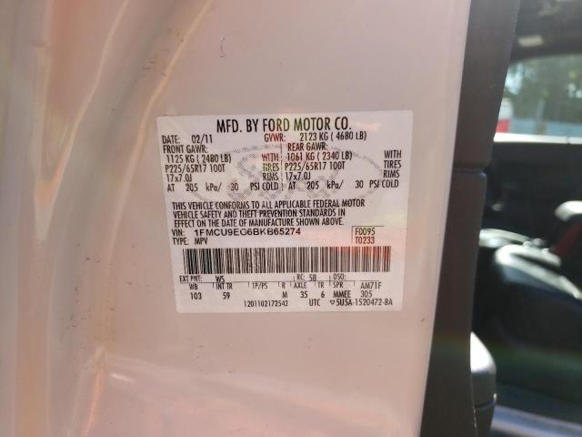 Photo 10 from auction – 2011 FORD ESCAPE LIM with VIN 1FMCU9EG6BKB65274