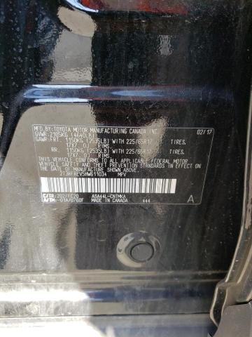 Photo 10 from auction – 2017 TOYOTA RAV4 XLE with VIN 2T3RFREV5HW611034